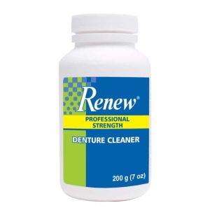 Препарат за почистване на всички видове зъбни протези RENEW Denture Cleaner